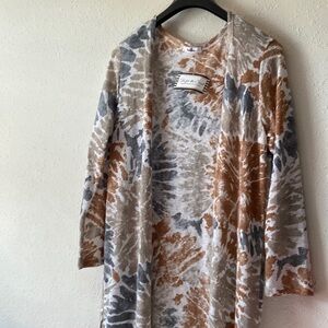 NWT women’s size large Gee Gee floor length cardigan T22